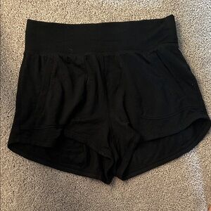 Size small black athletes lounge shorts